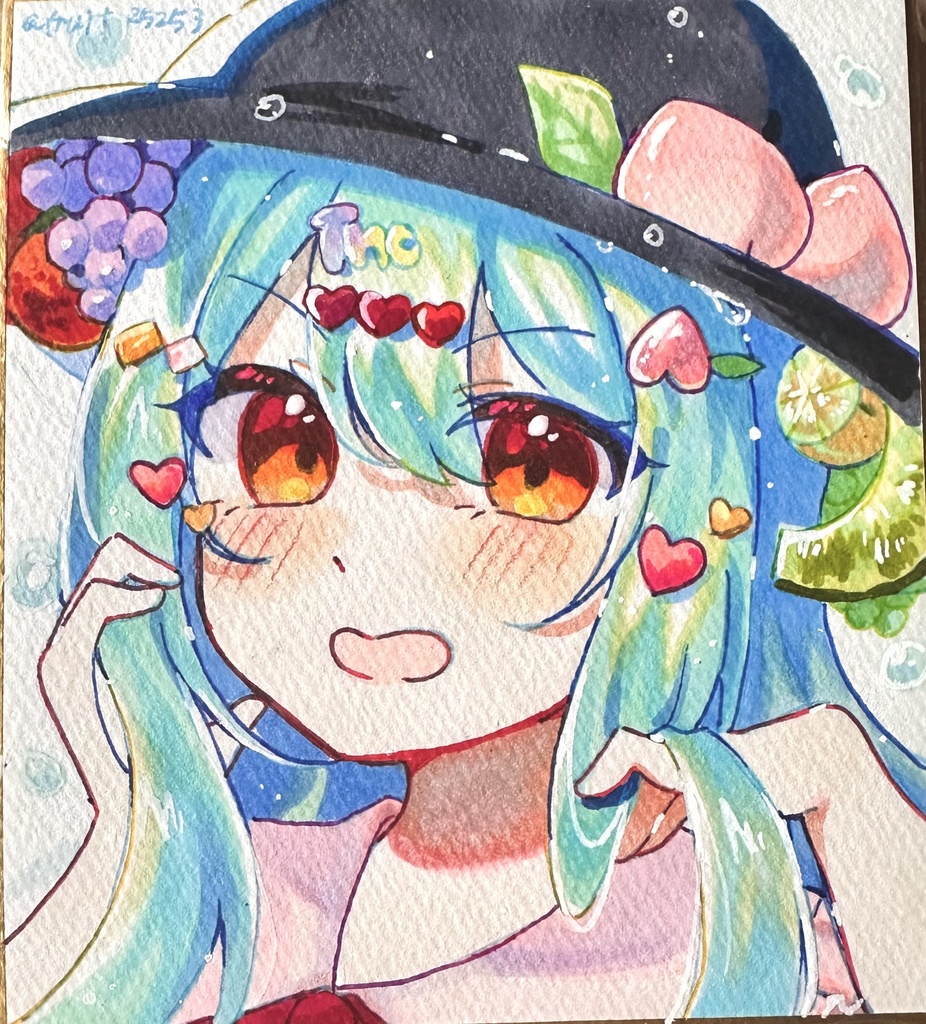 天子ちゃん色紙