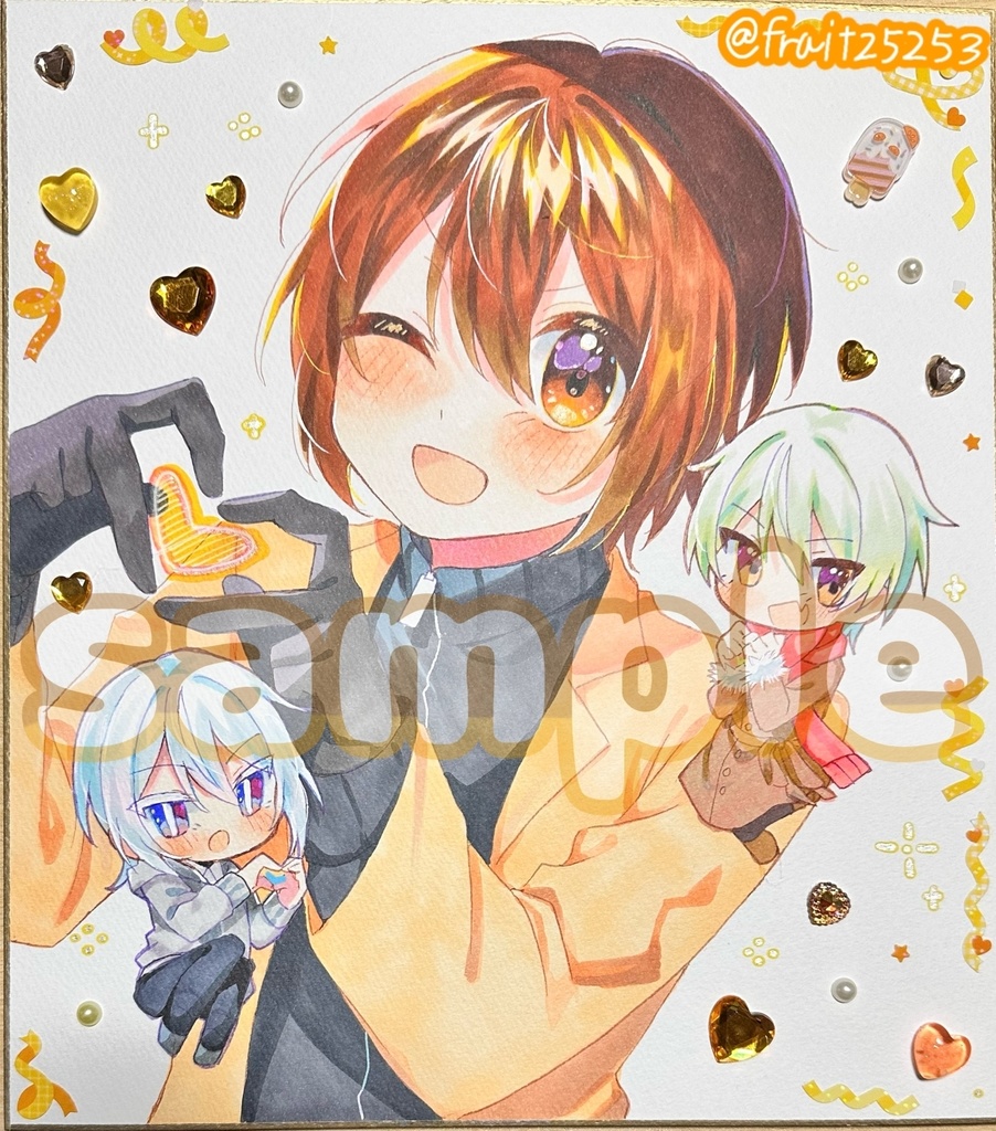 リクエスト色紙(大)