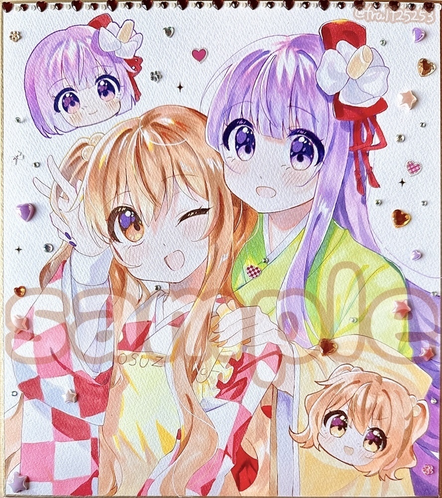 リクエスト色紙(大)