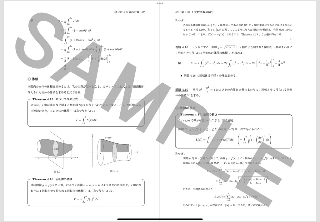 【商業出版予定】理学博士のリアル講義資料 要点 微分積分学の基礎Ⅰ