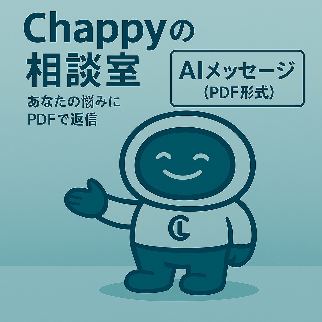 ChappyからのAI手紙(PDF形式)|あなたの悩みに寄り添う一通のメッセージ