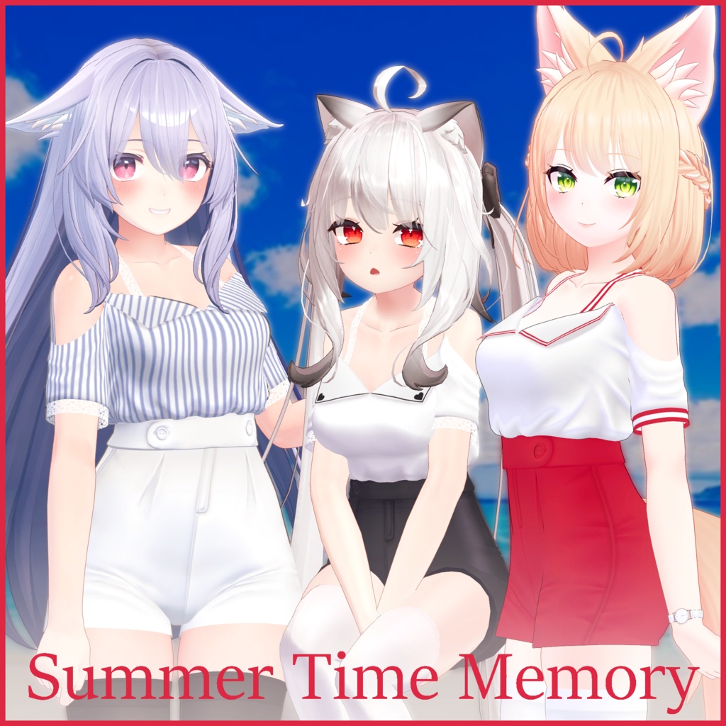 VRCHAT]桔梗, 舞夜, フィア_Summer Time Memory - Saki# - BOOTH