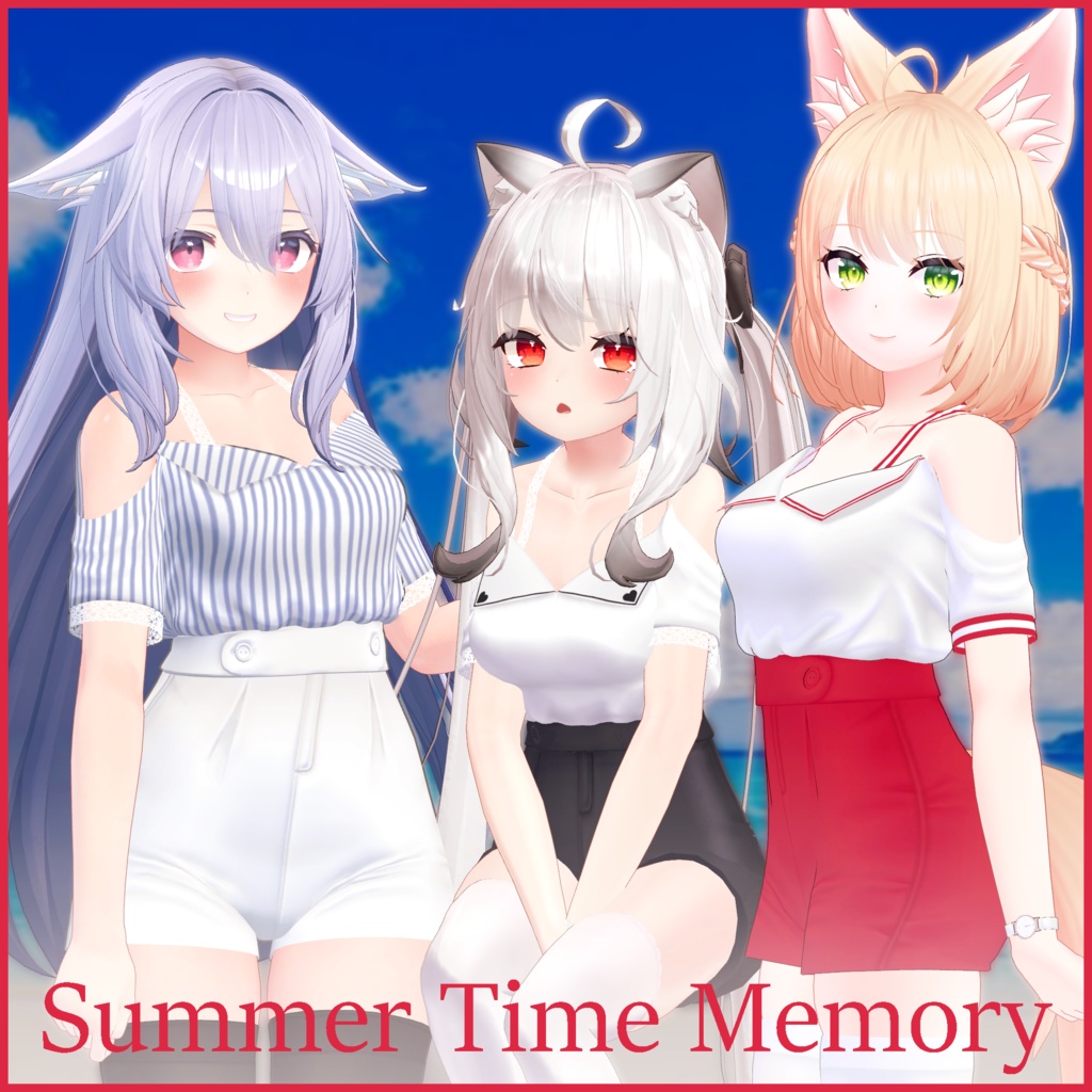 [VRCHAT]桔梗, 舞夜, フィア_Summer Time Memory