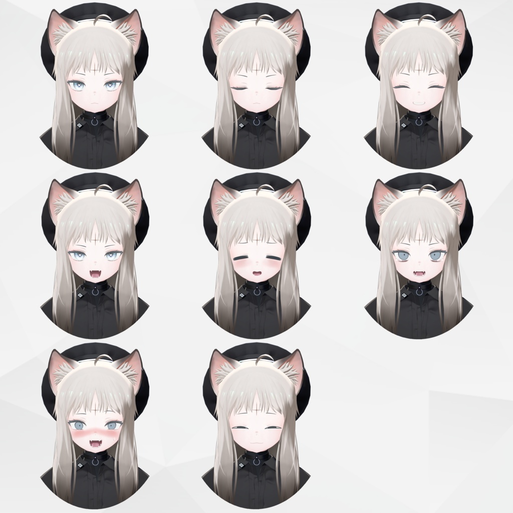 オリジナル3Dモデル「ユギ」「ミヨ」