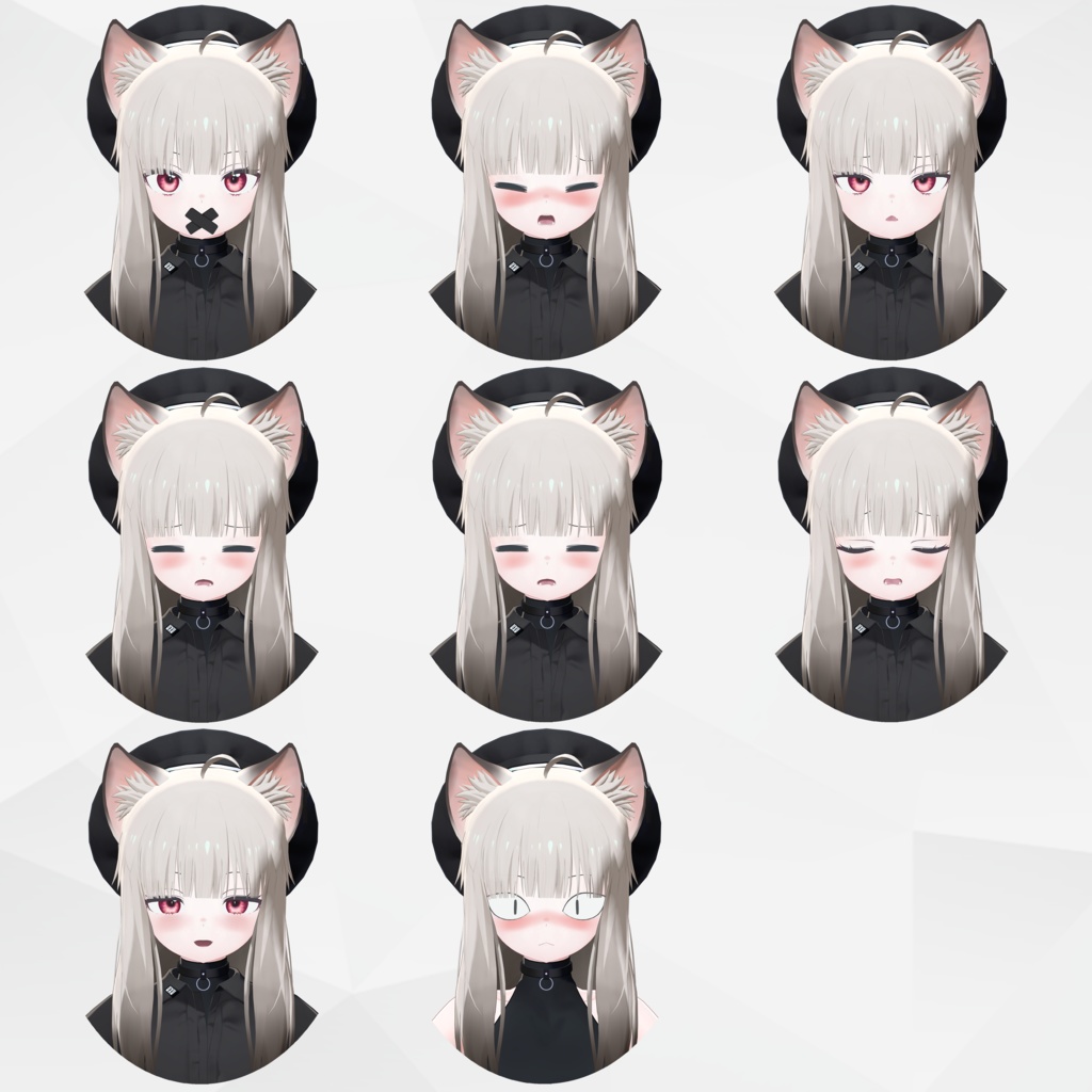 オリジナル3Dモデル「ユギ」「ミヨ」