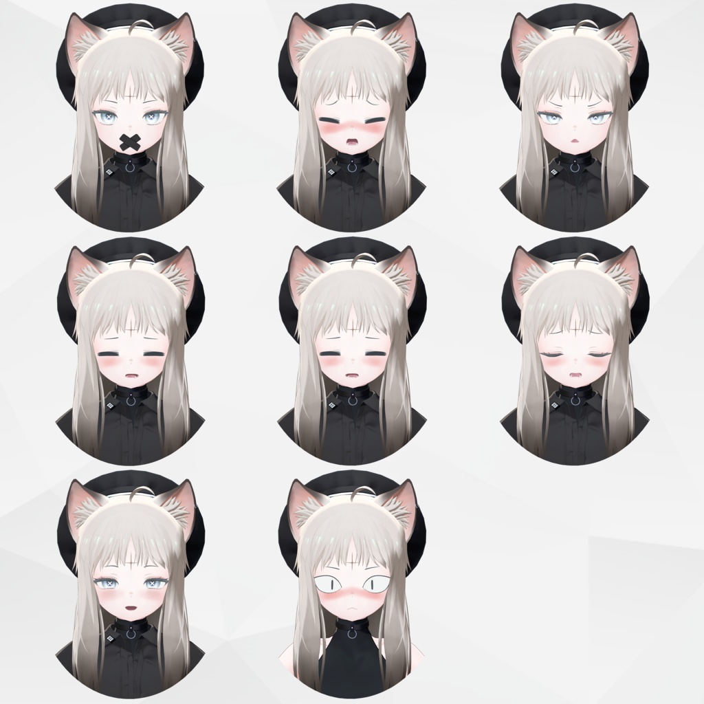 オリジナル3Dモデル「ユギ」「ミヨ」