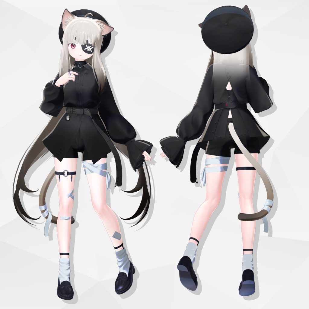 オリジナル3Dモデル「ユギ」「ミヨ」