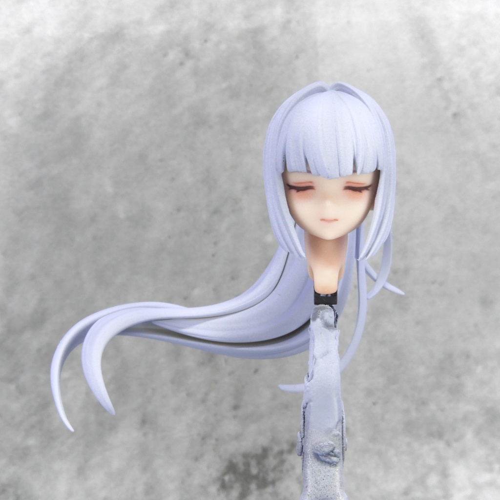 ねんどろいど髪パーツ、美プラの髪パーツなど、リペイント致します。