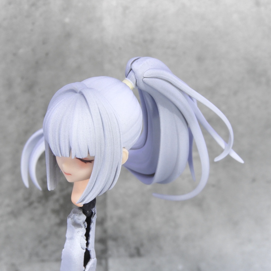 ねんどろいど髪パーツ、美プラの髪パーツなど、リペイント致します。