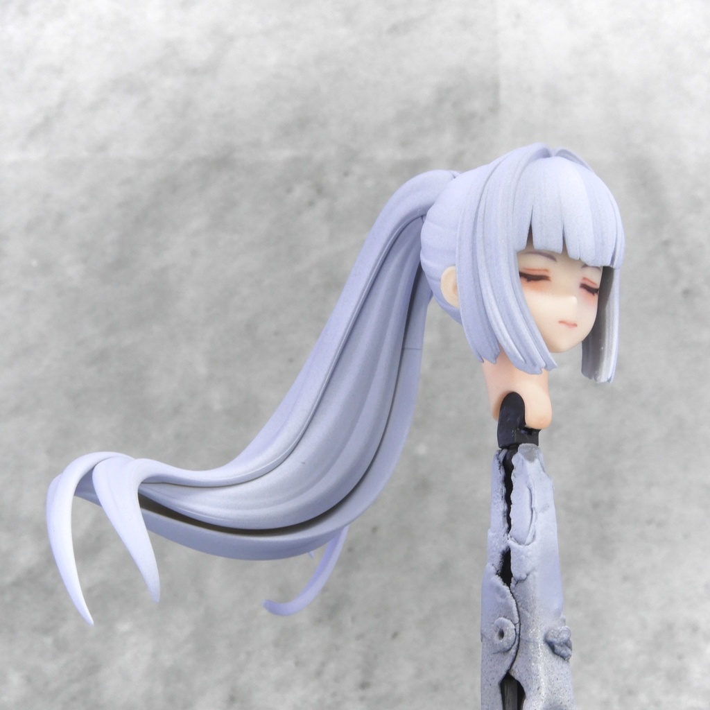 ねんどろいど髪パーツ、美プラの髪パーツなど、リペイント致します。