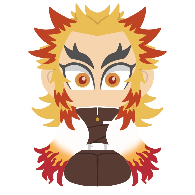 【鬼滅】アクリルキーホルダー【炎柱】