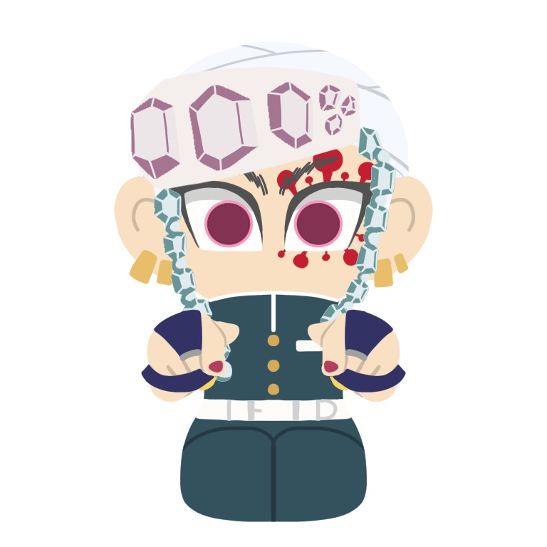 【鬼滅】アクリルキーホルダー【音柱】