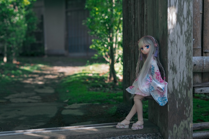 キモノドレス(紫陽花)