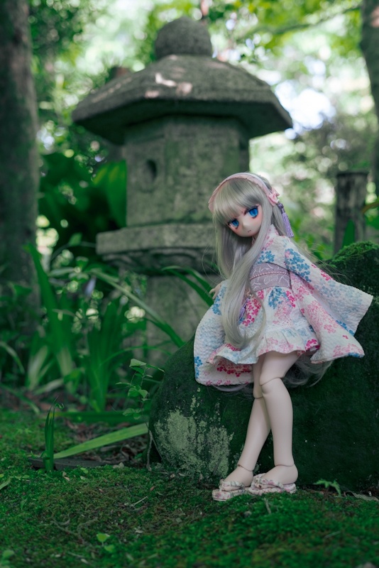 キモノドレス(紫陽花)