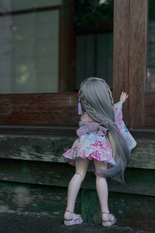 キモノドレス(紫陽花)