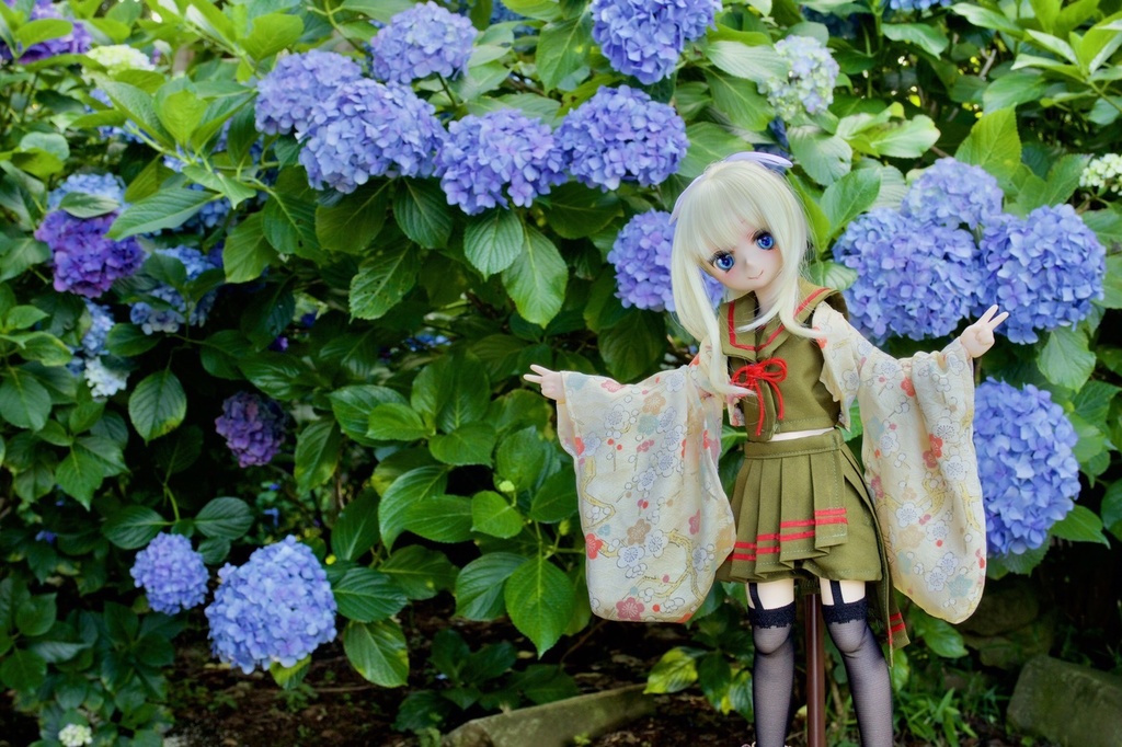 和風アシメセーラー