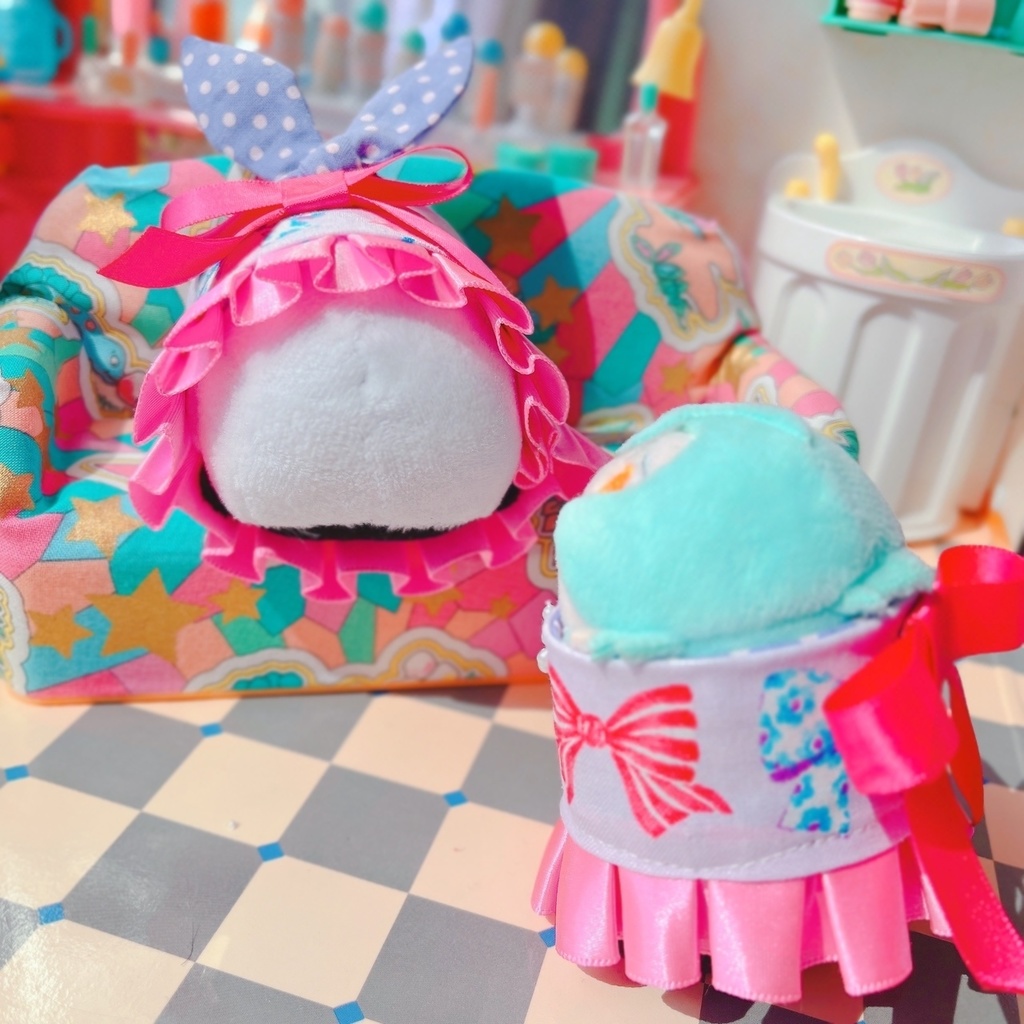 おもちのリボンワンピースSET