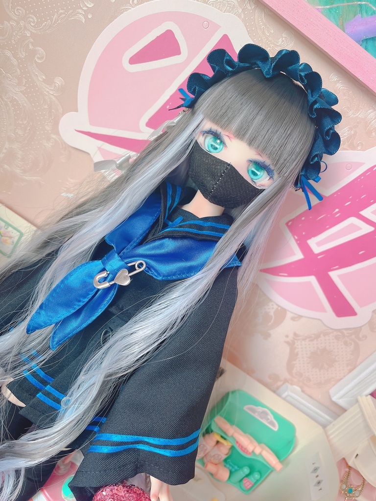 DD/MDD 不織布黒マスク