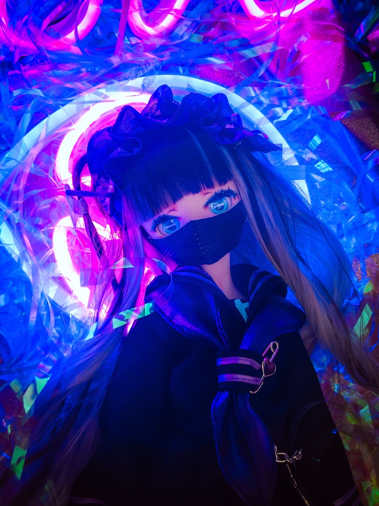 DD/MDD 不織布黒マスク