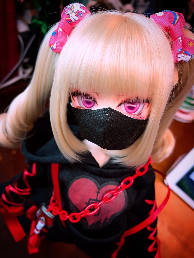 DD/MDD 不織布黒マスク