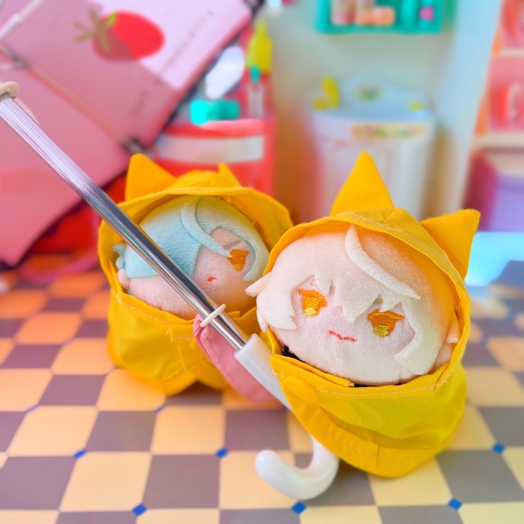ねこさんレインポンチョ(おもち)