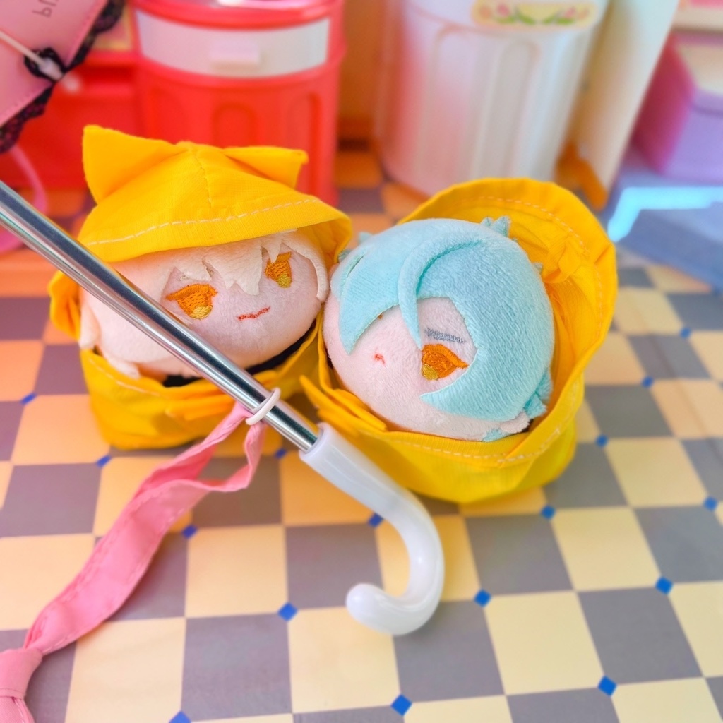 ねこさんレインポンチョ(おもち)
