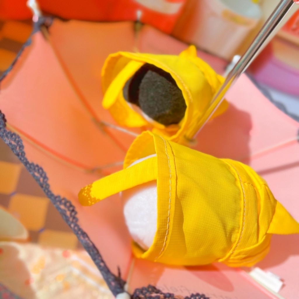 ねこさんレインポンチョ(おもち)