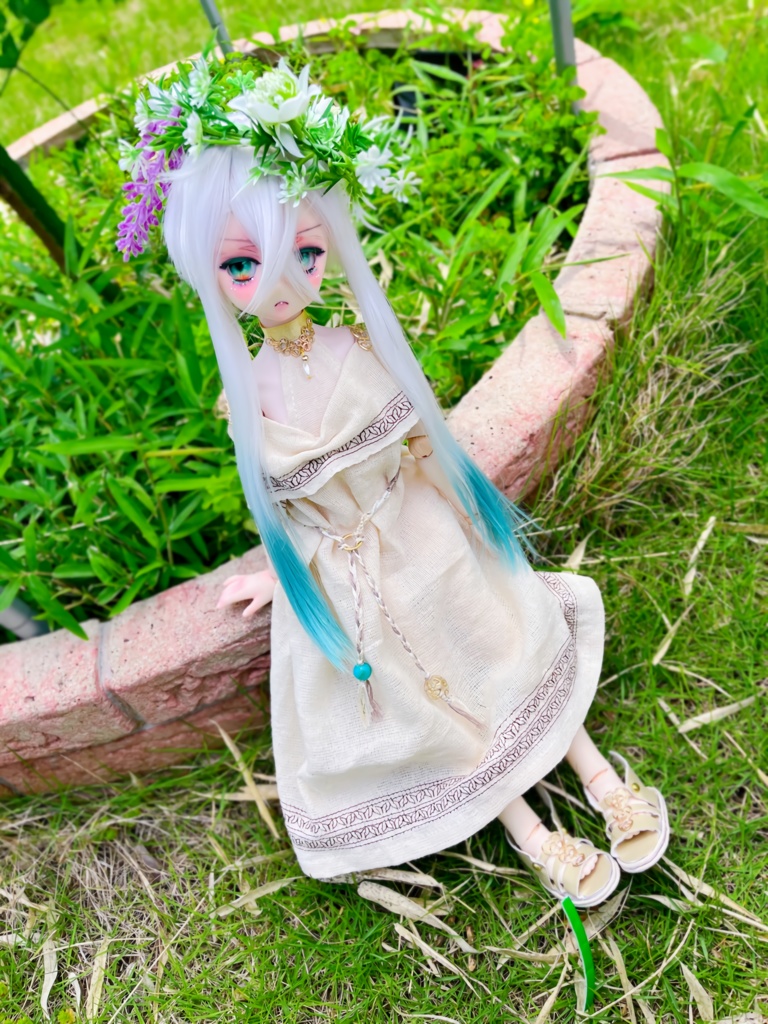 MDD🌿ギリシャ風ワンピース