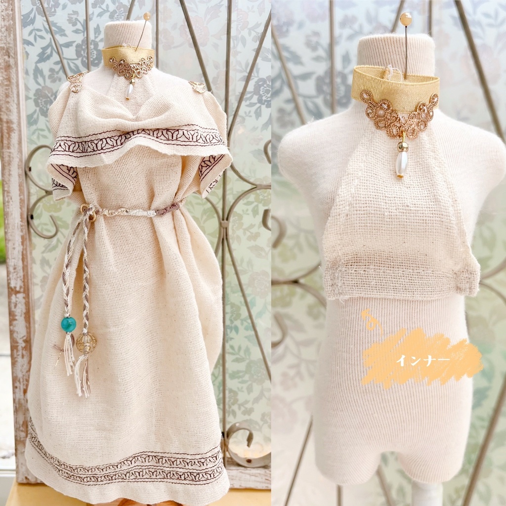 MDD🌿ギリシャ風ワンピース