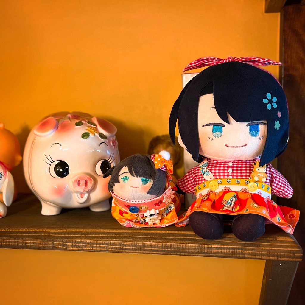 おもちのレトロワンピースSET