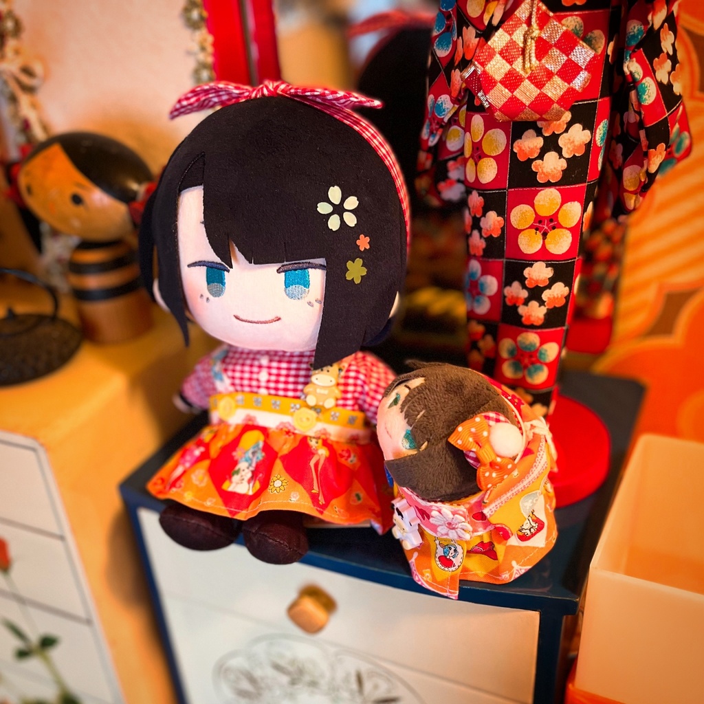 おもちのレトロワンピースSET