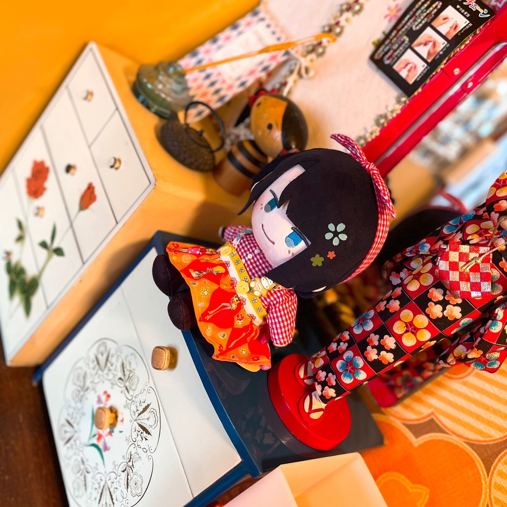 20cmぬいのレトロスタイルSET