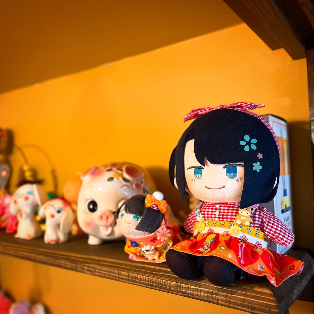 20cmぬいのレトロスタイルSET