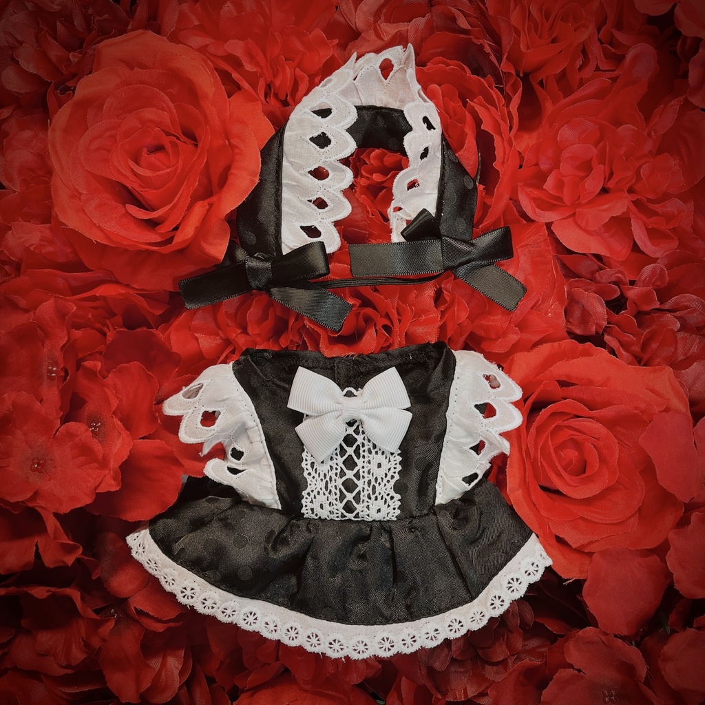 20cmぬいのゴスロリワンピSET