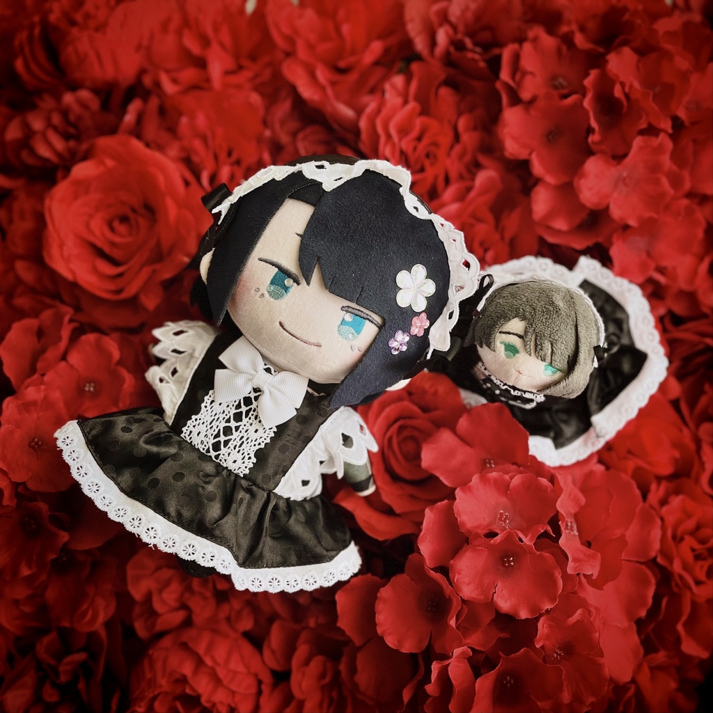 20cmぬいのゴスロリワンピSET