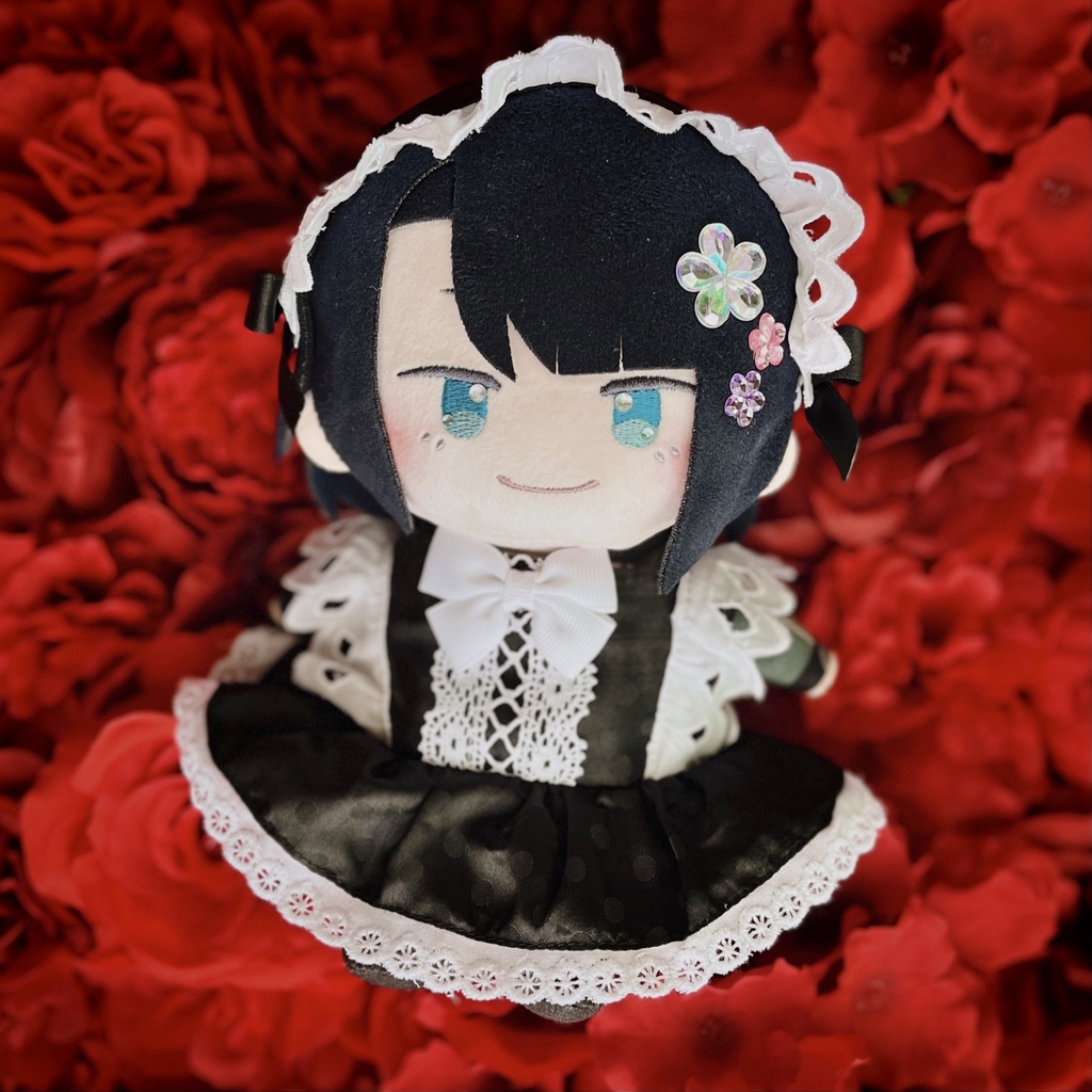 20cmぬいのゴスロリワンピSET