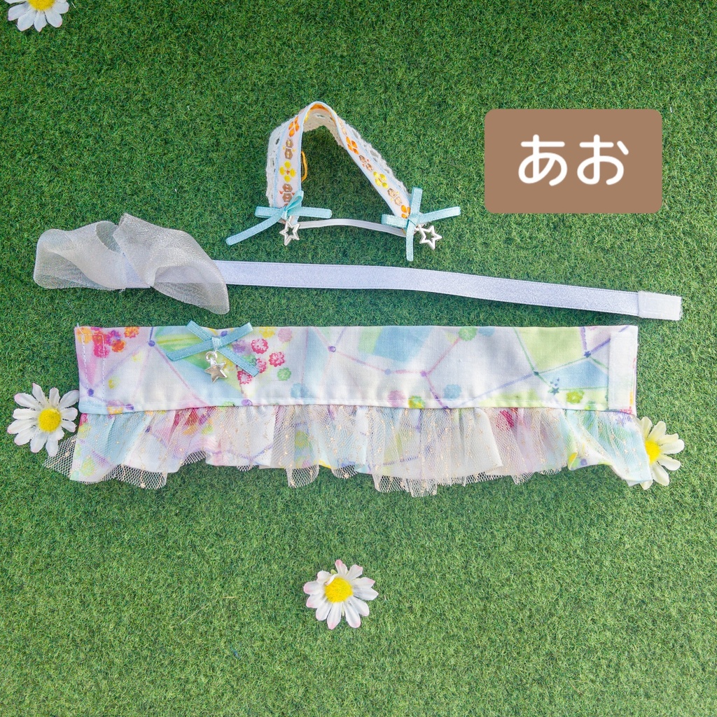 おもちのフリルリボンワンピSET