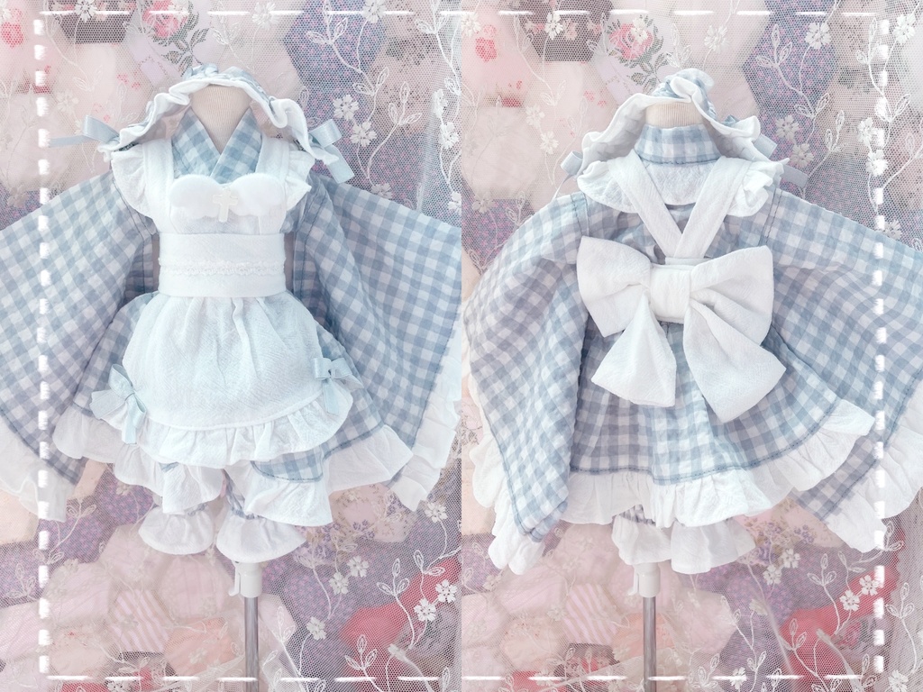 和かふぇのお給仕服せっと(ものくろ)