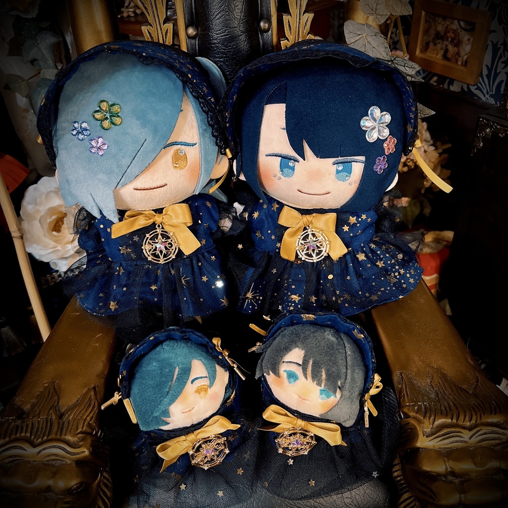 【おもち】星空と祈りのドレスSET