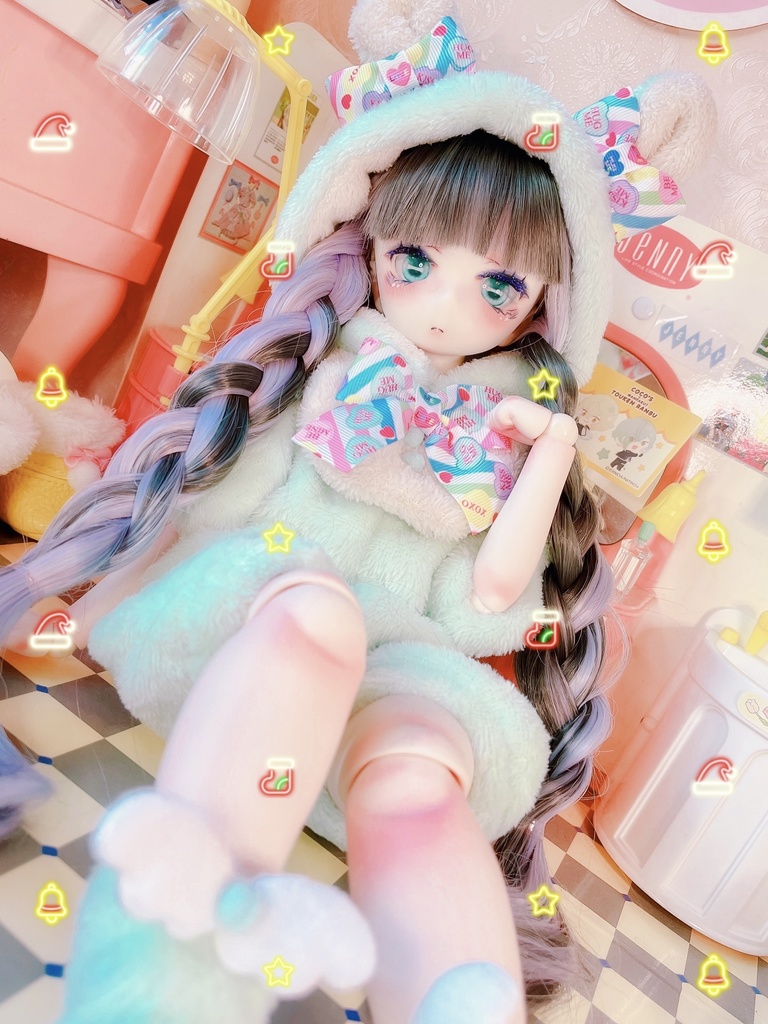 【MDD】天使のくまちゃんロンパースSET