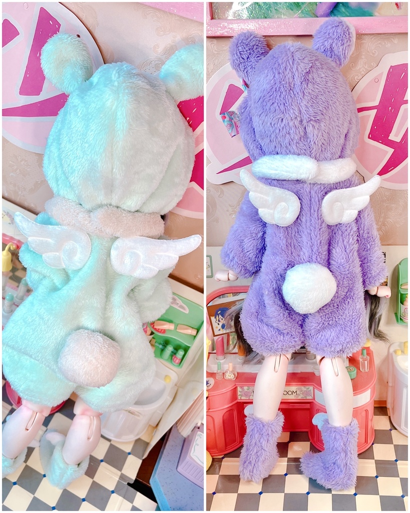 【MDD】天使のくまちゃんロンパースSET