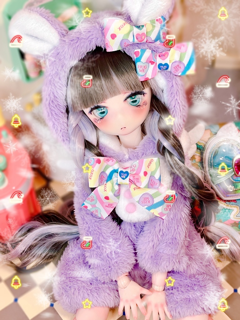 【MDD】天使のくまちゃんロンパースSET