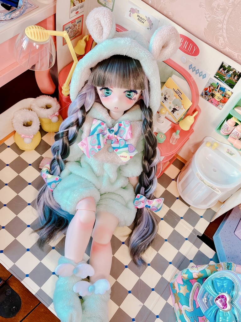 【MDD】天使のくまちゃんロンパースSET