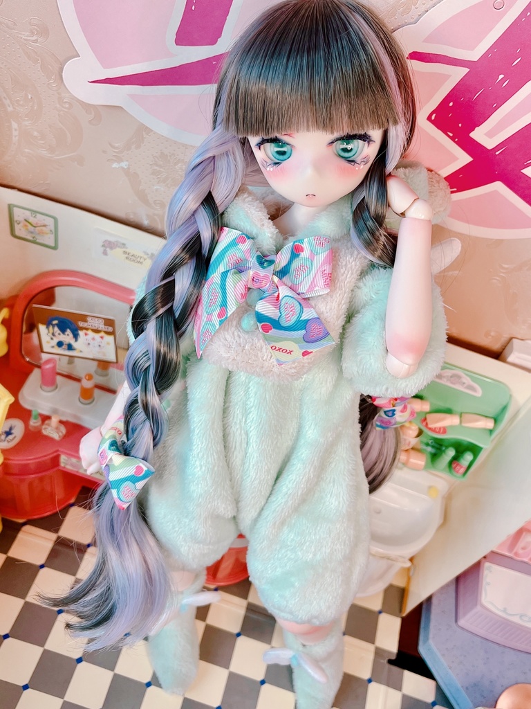 【MDD】天使のくまちゃんロンパースSET