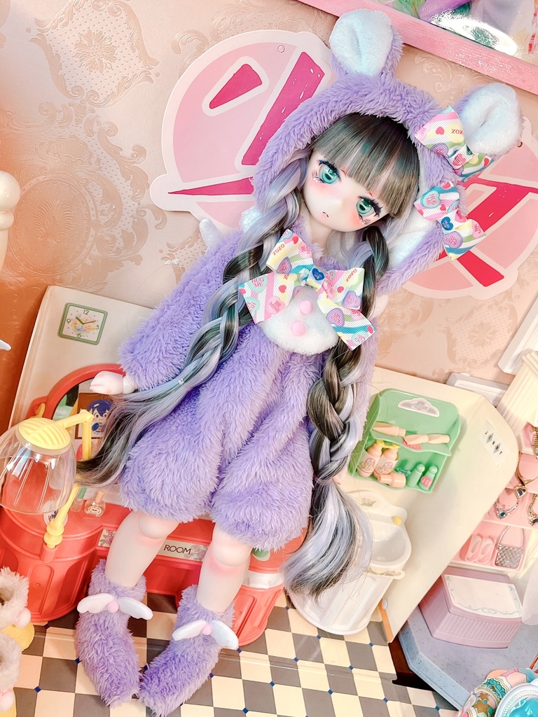 【MDD】天使のくまちゃんロンパースSET