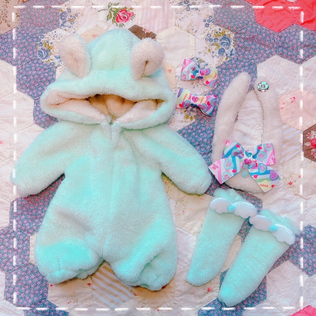 【MDD】天使のくまちゃんロンパースSET