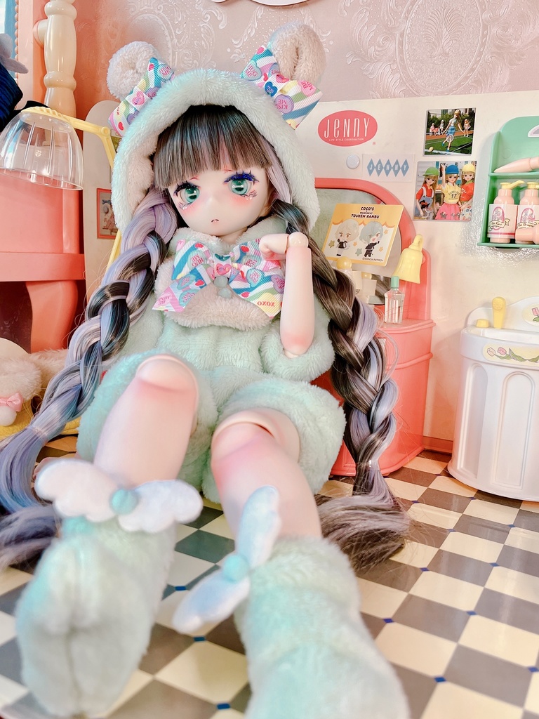 【MDD】天使のくまちゃんロンパースSET