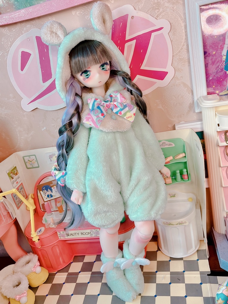 【MDD】天使のくまちゃんロンパースSET
