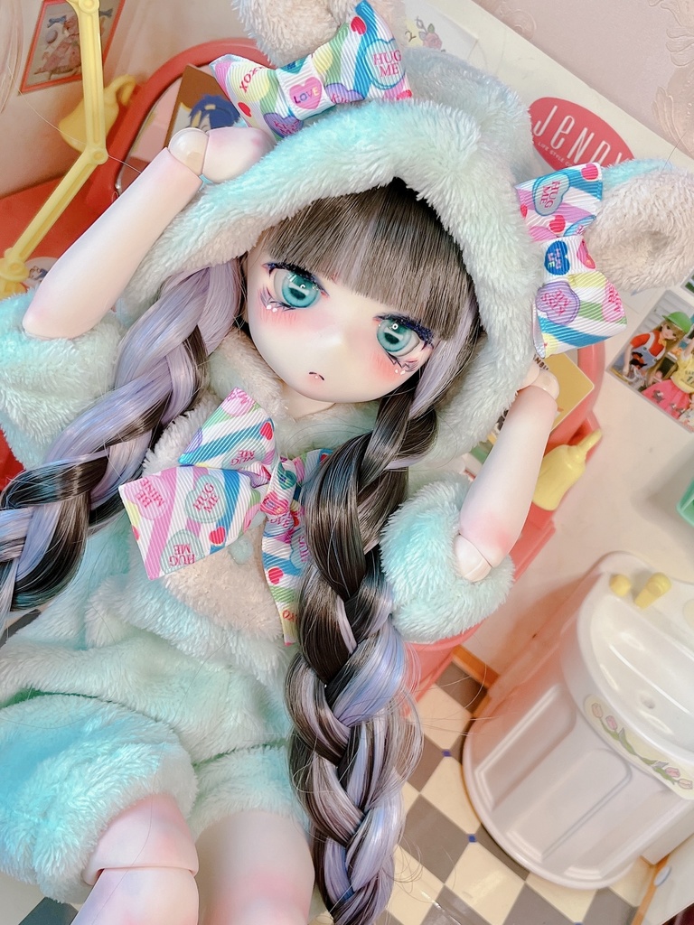 【MDD】天使のくまちゃんロンパースSET