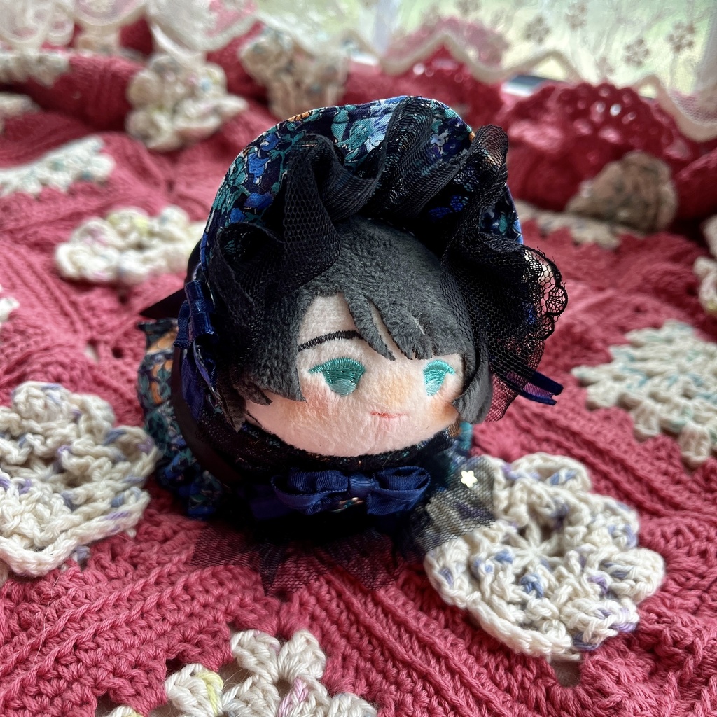 【おもち】花柄エプロンワンピースSET